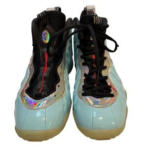 Nike Air‎ Foamposite One Ice Blue Metallic Holographic Basketball Shoes
